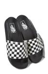 Vans Checkerboard-print Open-toe Sandals In Checkerbo
