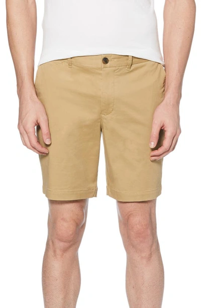 Original Penguin Stretch Cotton Twill Shorts In Kelp