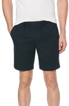 Original Penguin Stretch Cotton Twill Shorts In Dark Sapphire
