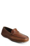 Allen Edmonds Super Sport Driving Shoe In Brown Leather