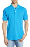 Lacoste L1212 Regular Fit Pique Polo In Ibiza