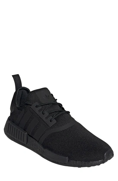 Adidas Originals Nmd R1 Primeblue Sneaker In Black/black