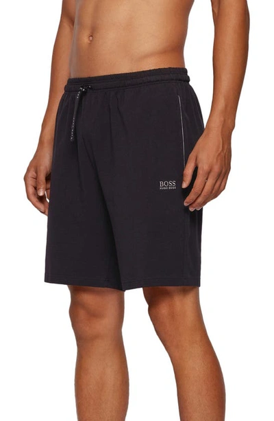 Hugo Boss Mix & Match Lounge Shorts In Black