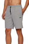 Hugo Boss Boss Lounge Mix And Match Shorts Grey In Medium Grey