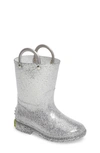 Western Chief Kids' Glitter Waterproof Rain Boot