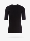 Givenchy 4g-motif Knitted Short-sleeve Top In Black