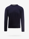 Brunello Cucinelli English Rib Knit Sweater In Blue