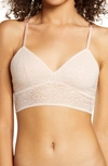 Dkny Longline Bralette In Rose