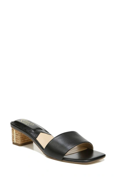 Franco Sarto Cruella Womens Cork Slide Sandals In Black