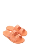 Melissa Sun Malibu Slide Sandal In Orange