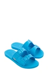 Melissa Sun Malibu Slide Sandal In Blue