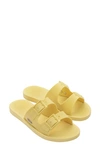 Melissa Sun Malibu Slide Sandal In Yellow