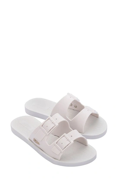 Melissa Sun Malibu Slide Sandal In White