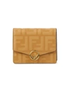 FENDI WOMEN'S SMALL FF LEATHER WALLET-ON-CHAIN,400012623284