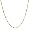 David Yurman 18k Yellow Gold Box Chain Necklace