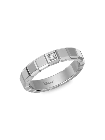 Chopard Women's 18k White Gold & Diamond Ice Cube Ring