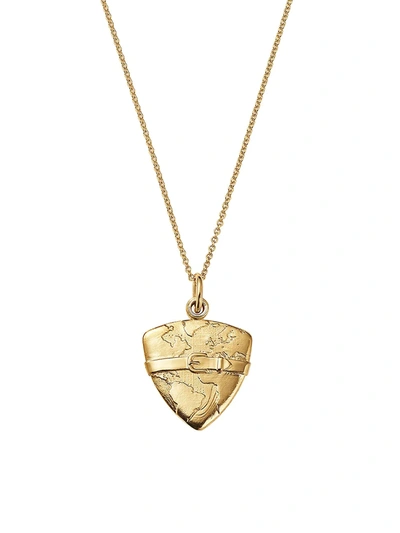 Futura ‘love Locket' 18k Fairmined Ecological Gold Necklace