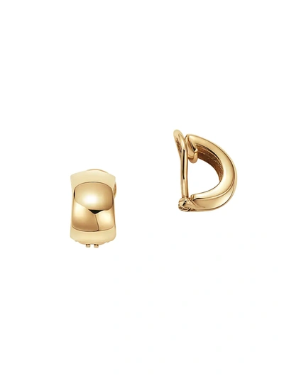 Futura Essentials Uptown 18k Yellow Gold Huggie Hoop Earrings