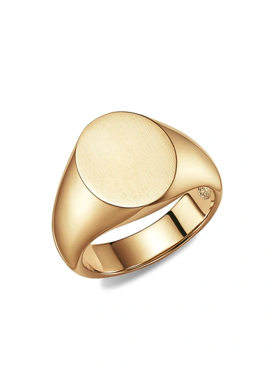 Futura Essentials 18k Yellow Gold Classic Signet Ring