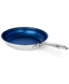 GRANITE STONE DIAMOND 12 IN. STAINLESS STEEL BLUE TRI-PLY BASE PREMIUM NONSTICK CHEF'S QUALITY FRYING PAN