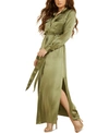 Guess Liliana Silk Maxi Dress In Baja Palm