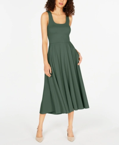 Midi Dress Macy's Fit And Flare Cocktail Dress DKNY Women's