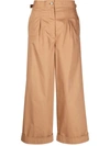 ACNE STUDIOS WIDE-LEG CROPPED TROUSERS