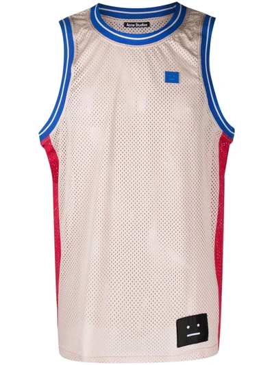 Acne Studios Face Patch Basketball Jersey In 中性色