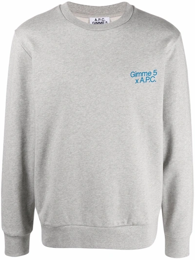 A.p.c. Grey Gimme Five Edition Michele Sweatshirt