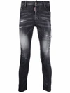 DSQUARED2 RIPPED-DETAIL SKINNY JEANS