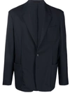 PAUL SMITH DARTED SINGLE-BREAST WOOL BLAZER