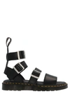 Rick Owens + Dr. Martens Gryphon Leather Sandals In Black