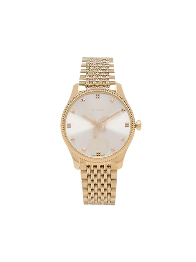 Gucci G-timeless Slim 36mm In Gold