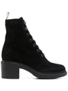 GIANVITO ROSSI LACE-UP 65MM ANKLE BOOTS