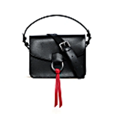 Plik Salma Saddle Crossbody Bag Black