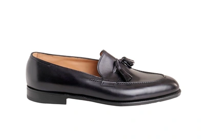 John Lobb Callington Museum Leather Tasselled Loafers In Burgundy