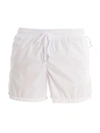 Fedeli Logo-print Swim Shorts In White