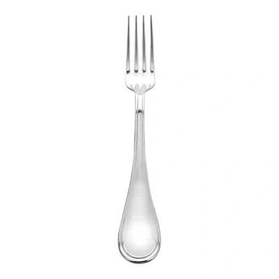 Christofle Stainless Steel Albi 2 Serving Fork 2417-007 In N/a