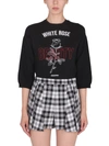 Red Valentino Crew Neck Sweater In Black