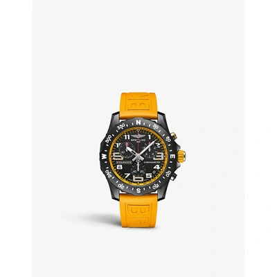 Breitling Mens Yellow X82310a41b1s1 Endurance Pro Breitlight® And Rubber Quartz Watch