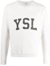 SAINT LAURENT LOGO-PRINT SWEATSHIRT