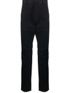 Ferragamo Slim-cut Tailored Trousers In Black