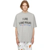 VETEMENTS GREY 'SEX BEFORE MARRIAGE' T-SHIRT