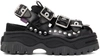 Eytys Black Athena Sandals In Black