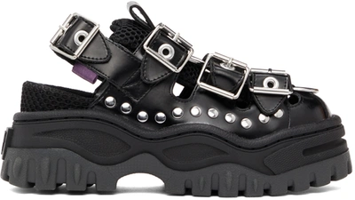 Eytys Black Athena Sandals In Black