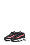 Nike Kids' Air Max 95 Recraft Gs Sneaker In Black/ Silver/ Sunset Pulse