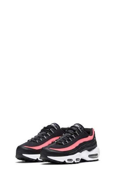 Nike Air Max 95 Recraft Gs Sneaker In Black/ Silver/ Sunset Pulse