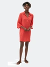 Michael Stars Cecily Shirt Dress In Red