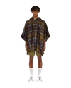 Barbour Sproof Tartan Poncho In Classic Tartan