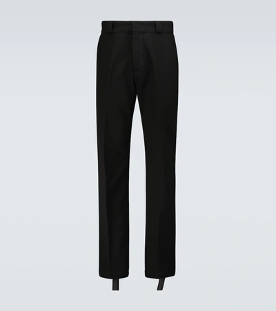 Loewe Cotton Drill Pants In Blue